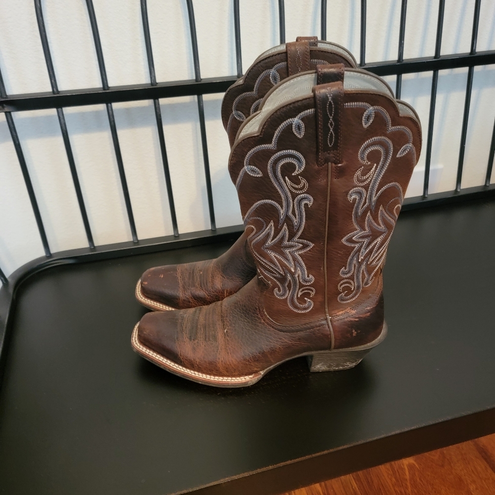 Ariat Brown Western Cowboy Boots Size 7